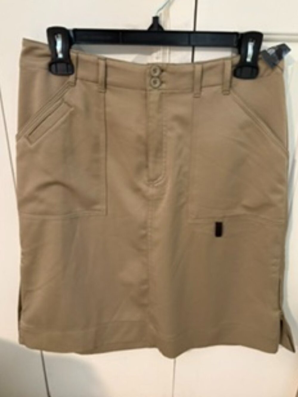 Orvis Brown Tan Quick Dry Skirt size 8